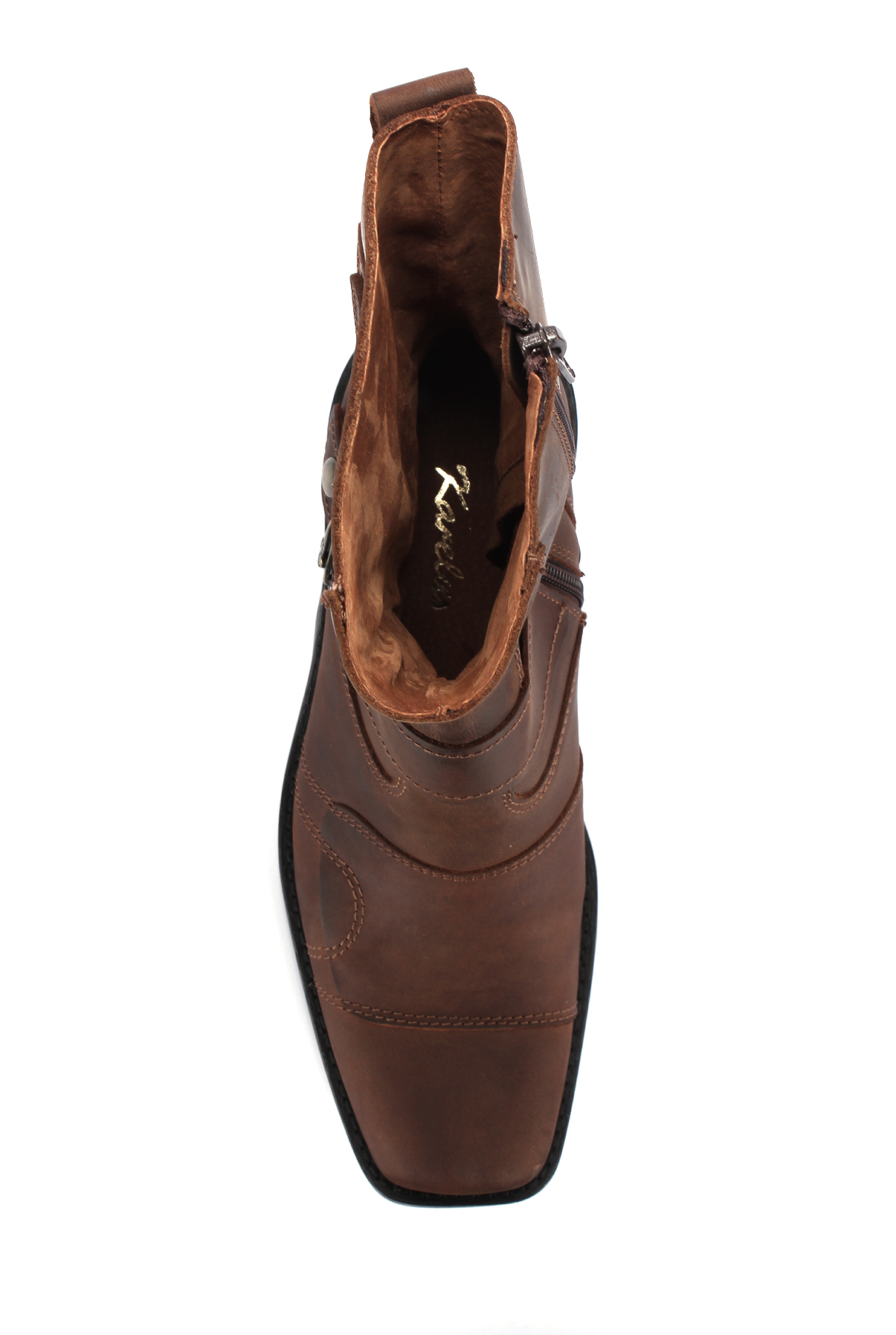 KOWBOJKI MOTOCYKLOWE model K-998 Skóra NOWOŚĆ Materiał zewnętrzny skóra naturalna