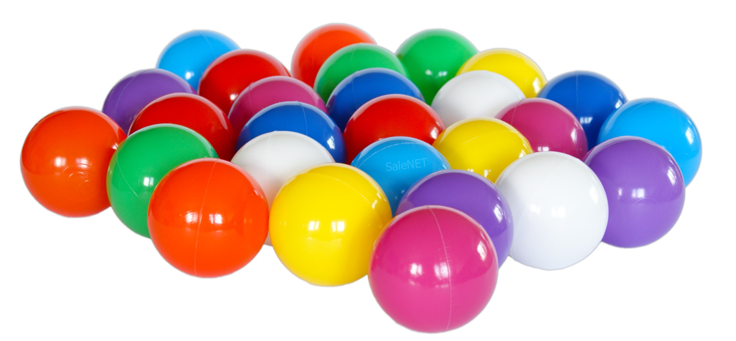 ШАРИКИ ШАРИКИ ШАРИКИ ПЛАСТИКОВЫЕ 250szt 7см 9kol