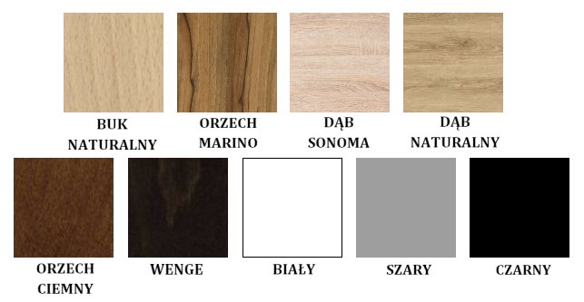 ŁAWKA MEZO IV do PRZEDPOKOJU 4 SIEDZISKA Wysokość mebla 45 cm