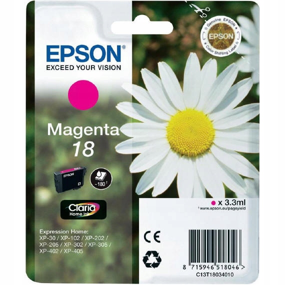 

Tusz org. Epson T1803 Magen XP30 XP102 XP205 XP305