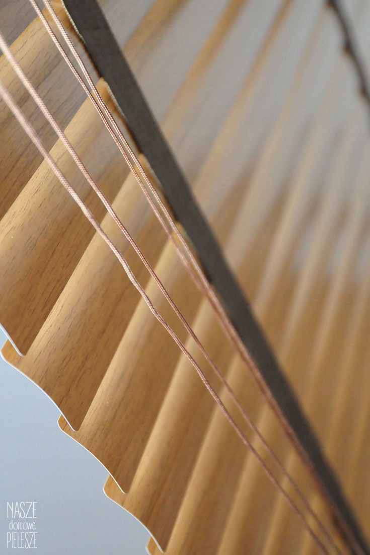 DREWOPODOBNE PERFOROWANE MATOWE żaluzje aluminiowe Typ poziome