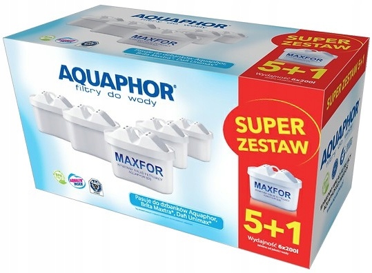 

Wkład filtrujący Aquaphor B100-25 zestaw 5 1