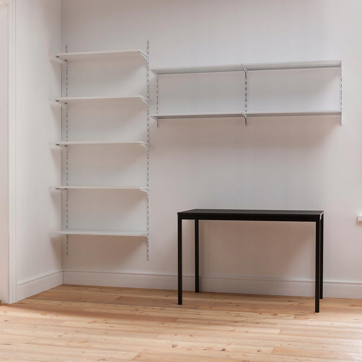 WSPORNIK POD PÓŁKI NA ŚCIANĘ REGAŁ METALOWY PRO40B Liczba półek więcej