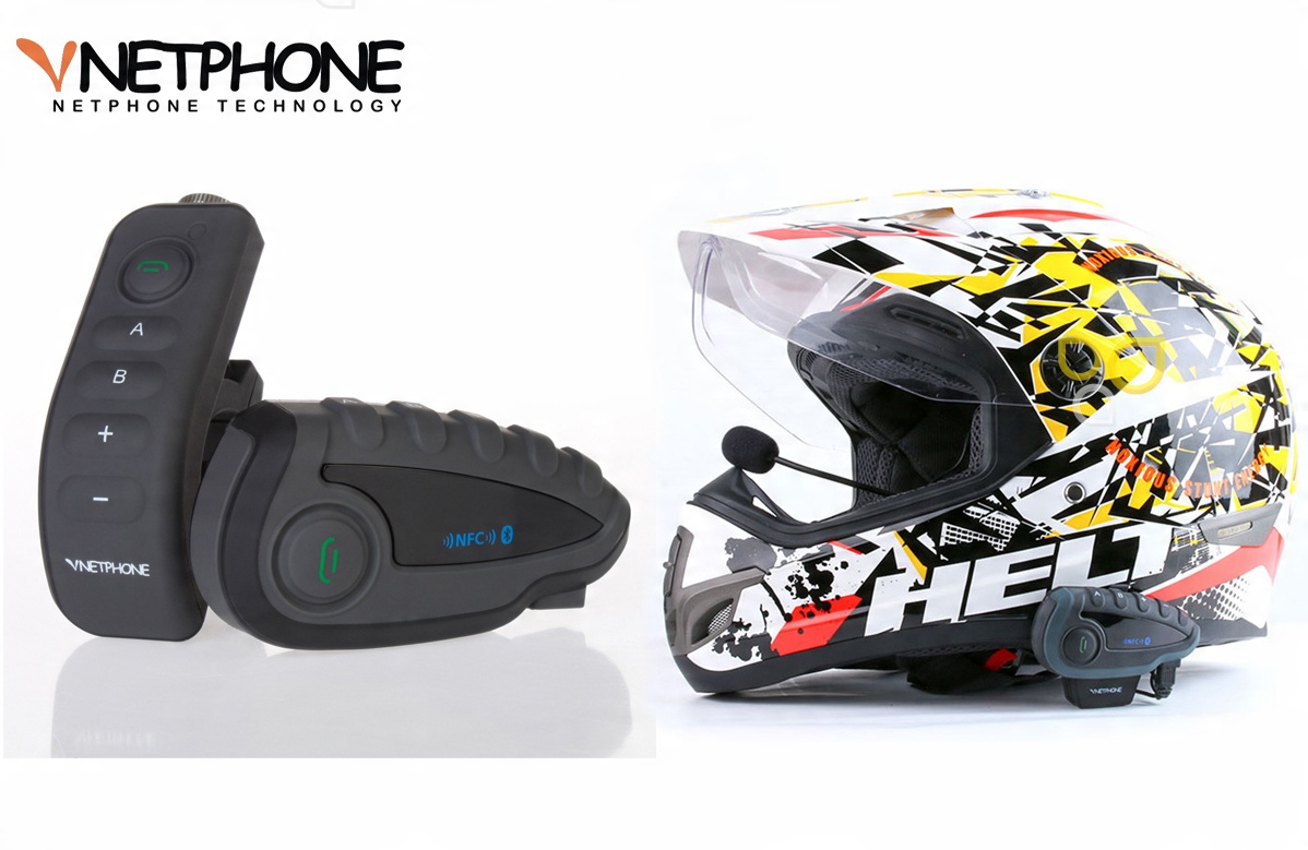 INTERKOM MOTOCYKLOWY VNETPHONE V8 BLUETOOTH NFC Producent Ejeas