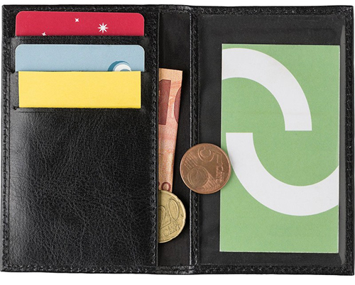 

Etui Na Karty Z Ochroną Rfid zamykane skóra