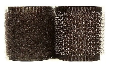 Taśma Rzep 40mm 1mb Komplet Brązowy