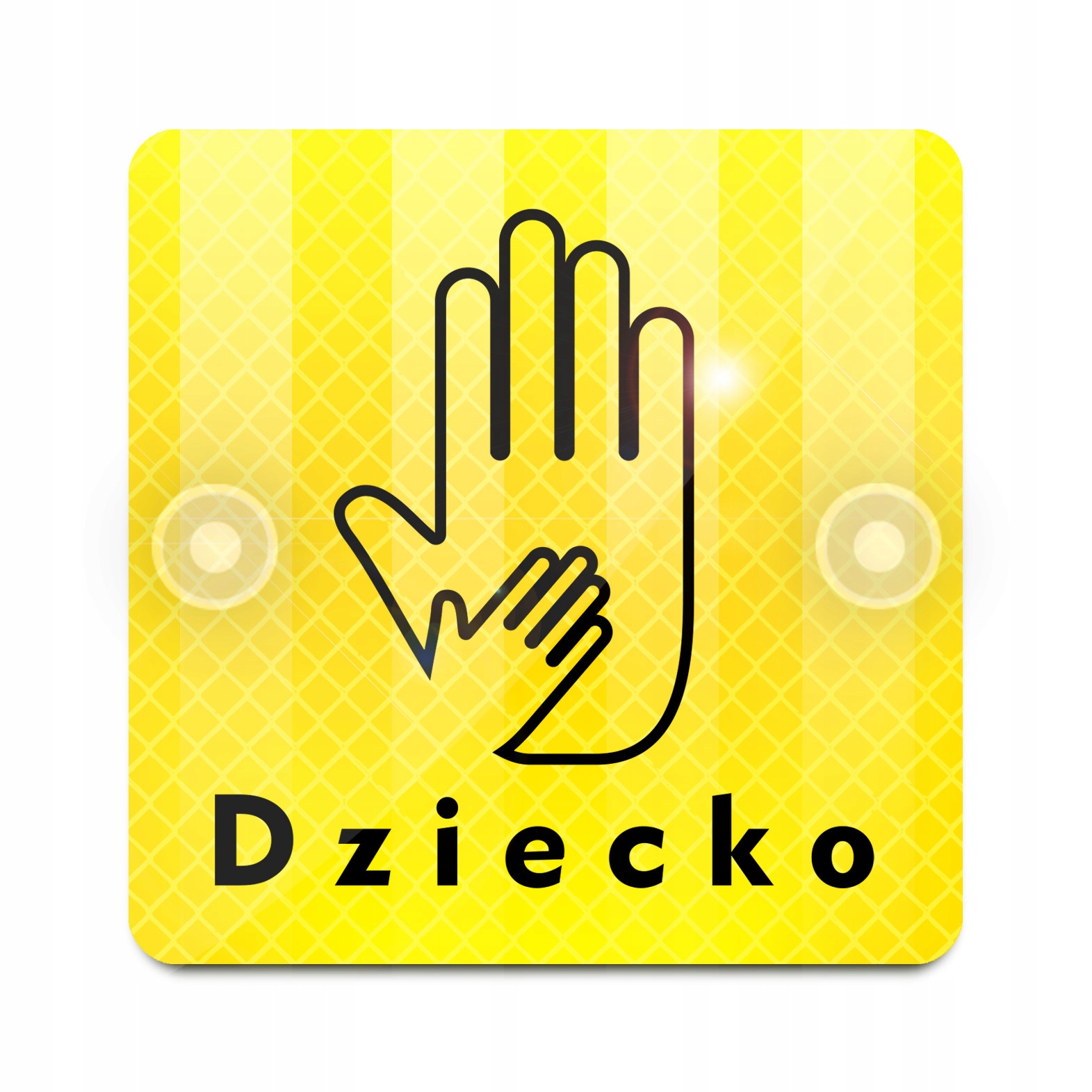 

Dziecko Odblask Na Auto Samochód Przyssawki