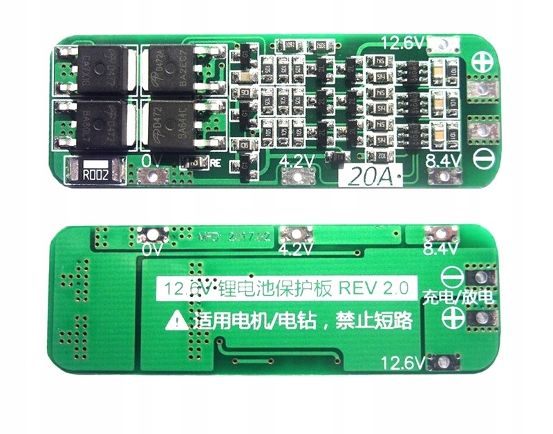 

Ładowarka 3S 20A 12,6V Bms/pms Li-ion ogniwa 18650