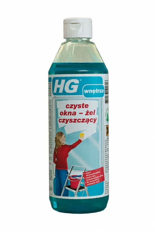 

Hg Czyste okna Żel czyszczący do okien 0,5l