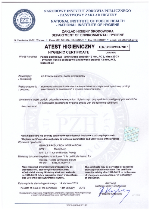 Panele Podłogowe 441 DĄB LADY 8mm AC5 EAN (GTIN) 3512485481900