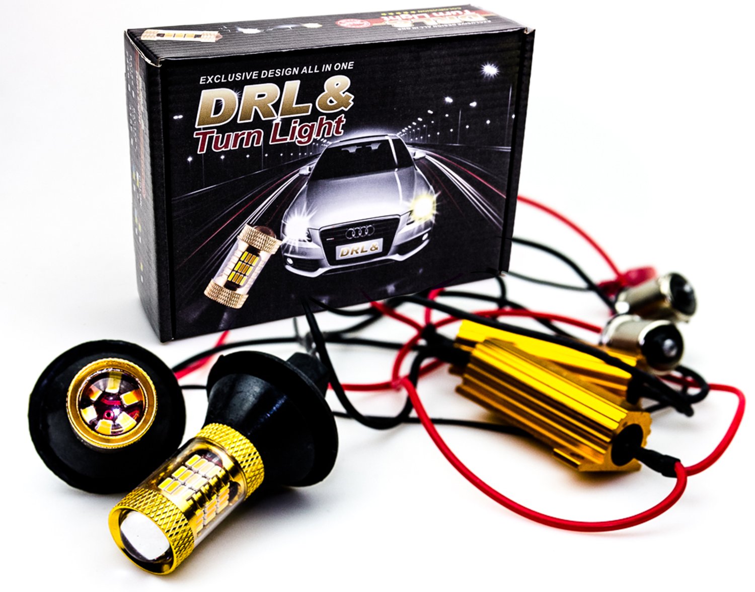 

Kierunkowskazy Dzienne Led 2w1 Drl BAU15S PY21W