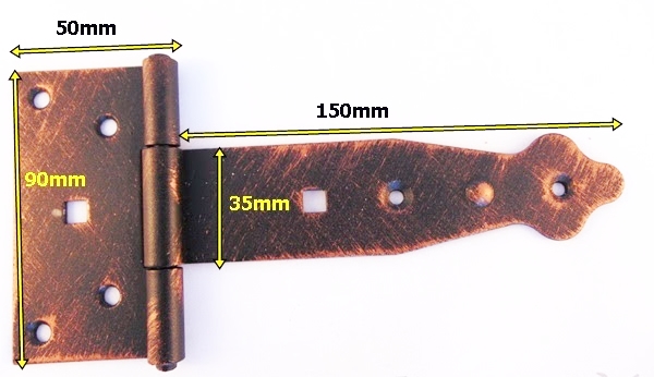 ZAWIAS ALTANOWY DO ALTAN OKIENNIC PATYNA 150 MM Rodzaj zawias