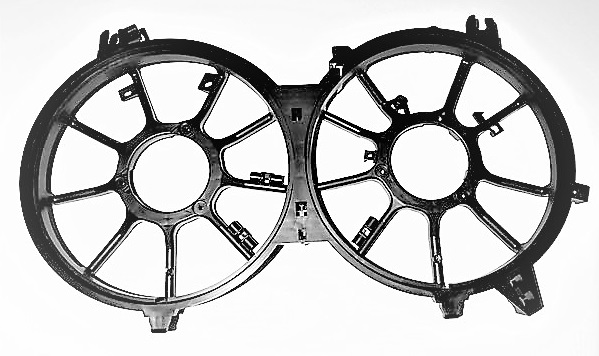 ВЕНТИЛЯТОРЫ ЛОПОСТИ корпус ПЕРЕДНЯЯ ПАНЕЛЬ ПЕРЕДНИЙ РАДИАТОР NISSAN70z OE