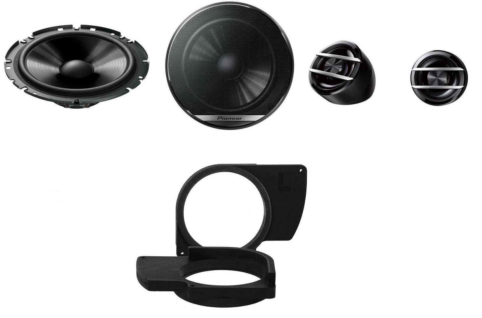 Basové vysokotónové reproduktory 165 mm Bmw 3 E46 Coupe Pioneer TS-G170C