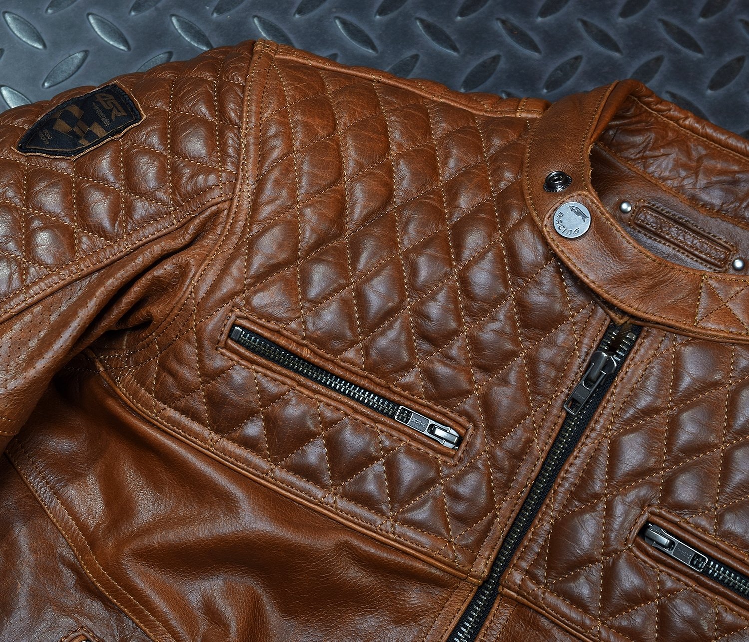 4SR SCRAMBLER COGNAC KURTKA SKÓRZANA BRĄZOWA 58 Rodzaj Męskie
