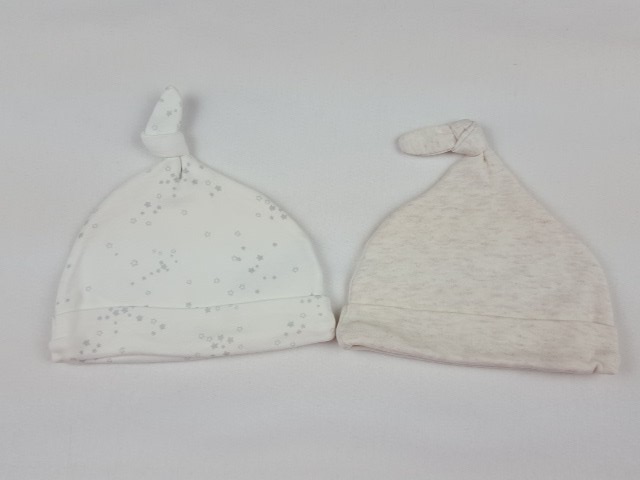 CZAPKA RĘKAWICZKI NIEDRAPKI 2-PAK GWIAZDKI PRIMARK Rozmiar 36-40 cm