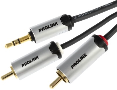 

Kabel 2RCA - Jack 3.5mm Prolink Futura Ftc 10m