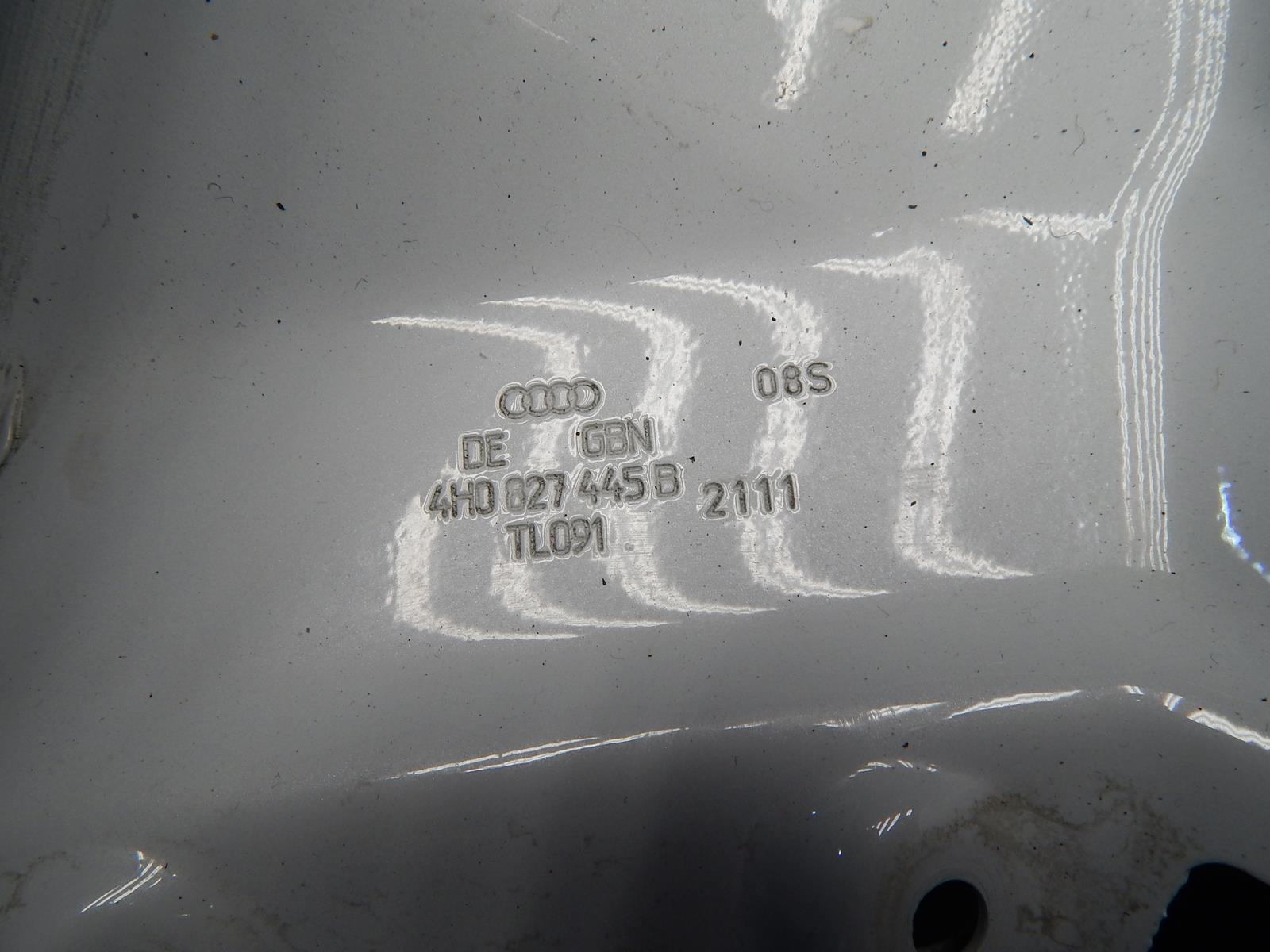 AUDI S8 A8 D4 Крышка багажника LS9R фотография 4