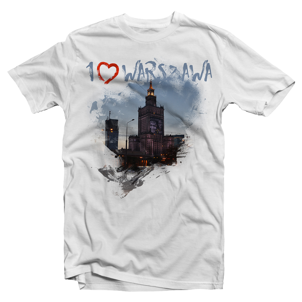 

Koszulka T-shirt I Love Warszawa L