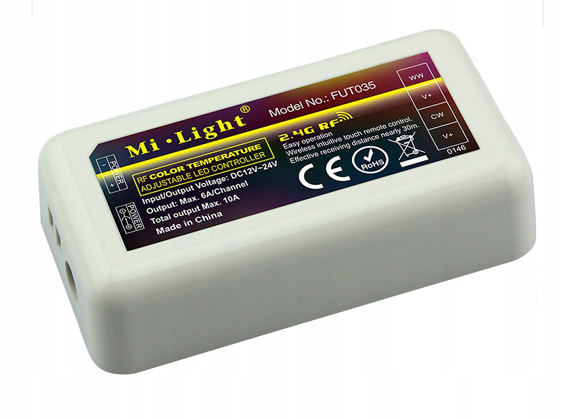 

Ściemniacz Odbiornik FUT035 do taśm Led Cct multiW