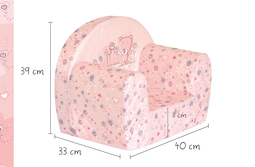 Fotel Piankowy Fotelik Dziecięcy Sofka Mały Misiu Płeć Chłopcy Dziewczynki