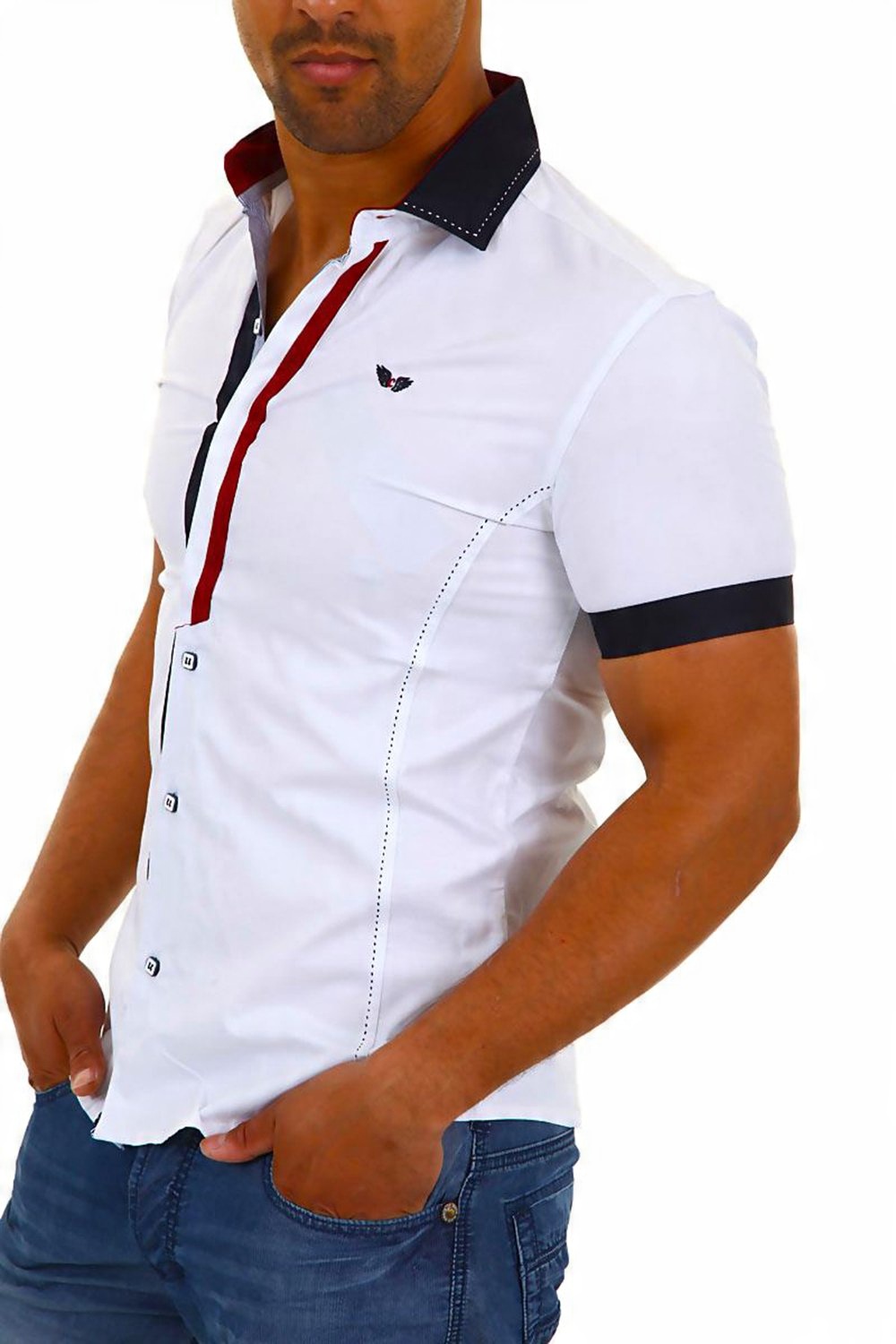 

Elegancka Biała Koszula Bestseller - XL
