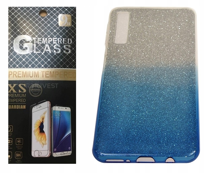 

Etui Glitter Ombre Samsung Galaxy A7 2018 + Szkło