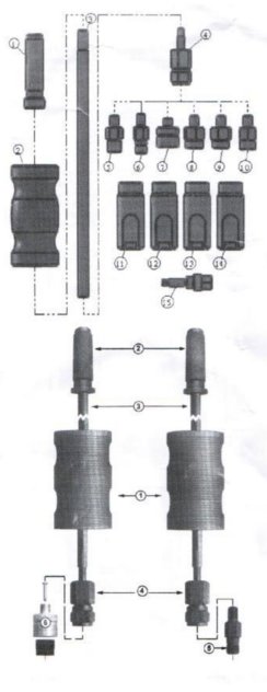 SCIAGACZ WTRYSKIWACZY DIESEL WTRYSKOW BOSCH DELPHI Producent code QS20348
