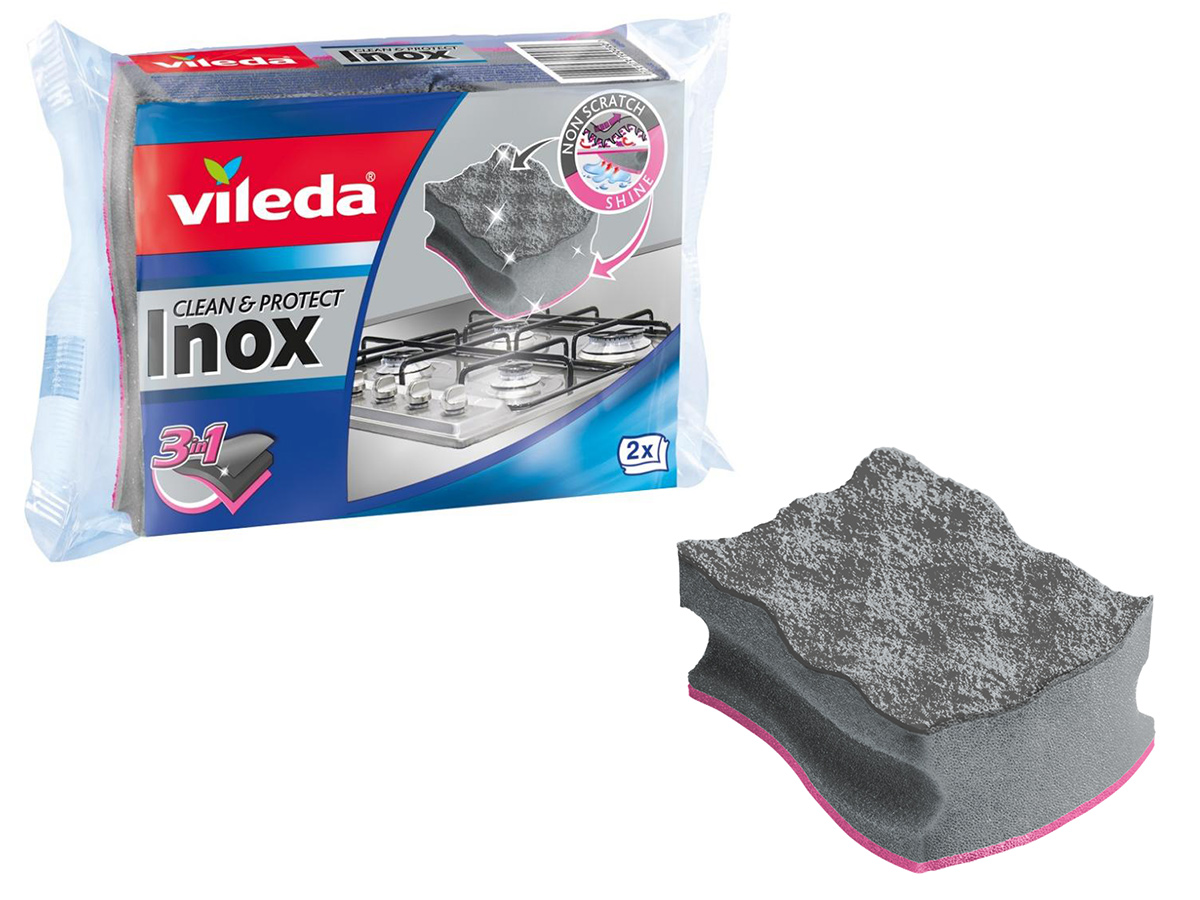 

Vileda Zmywak Inox Clean Shine do garnków 2szt