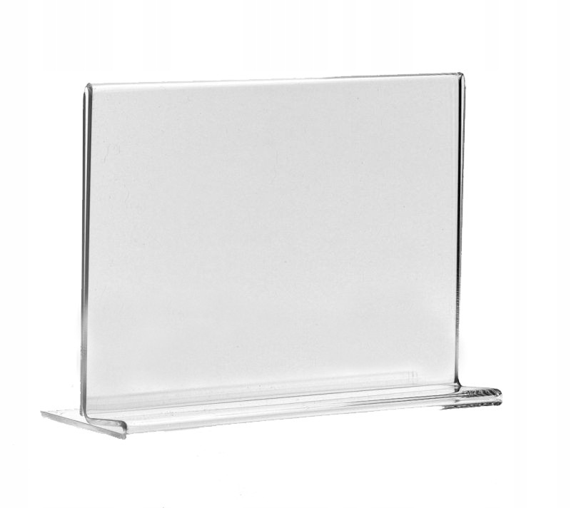 

Stojak Na Menu Dwustronny A4 (poziomy) z Plexi