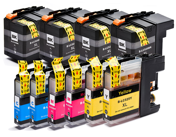 

10x Tusze XL Do Drukarki Brother DCP-J100 Nowe