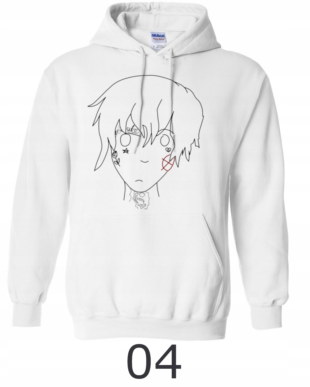 

LIL Peep Bluza Z Kapturem Cry Baby Duzo Wzorów XXL