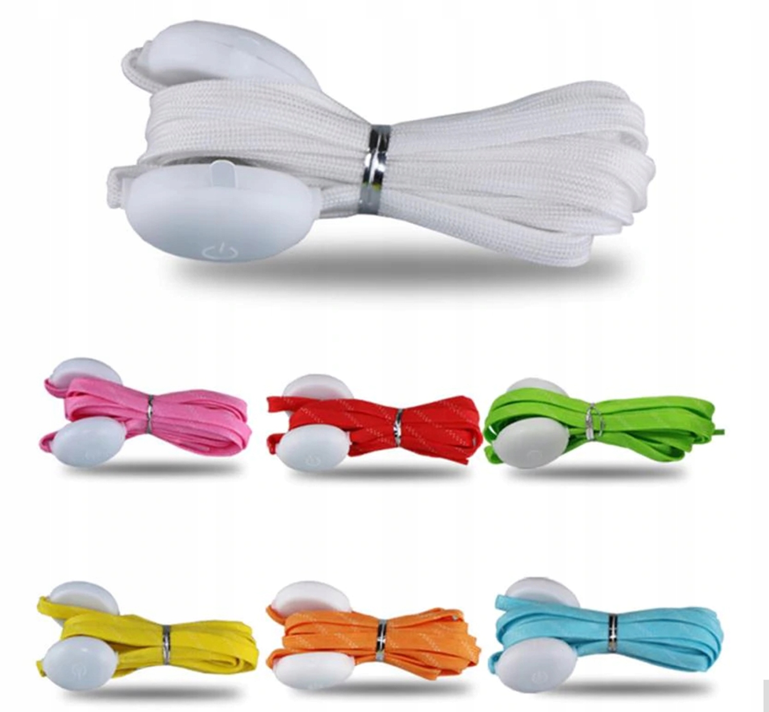 ŚWIECĄCE SZNURÓWKI LED kolory SZNUROWADŁA Marka inna