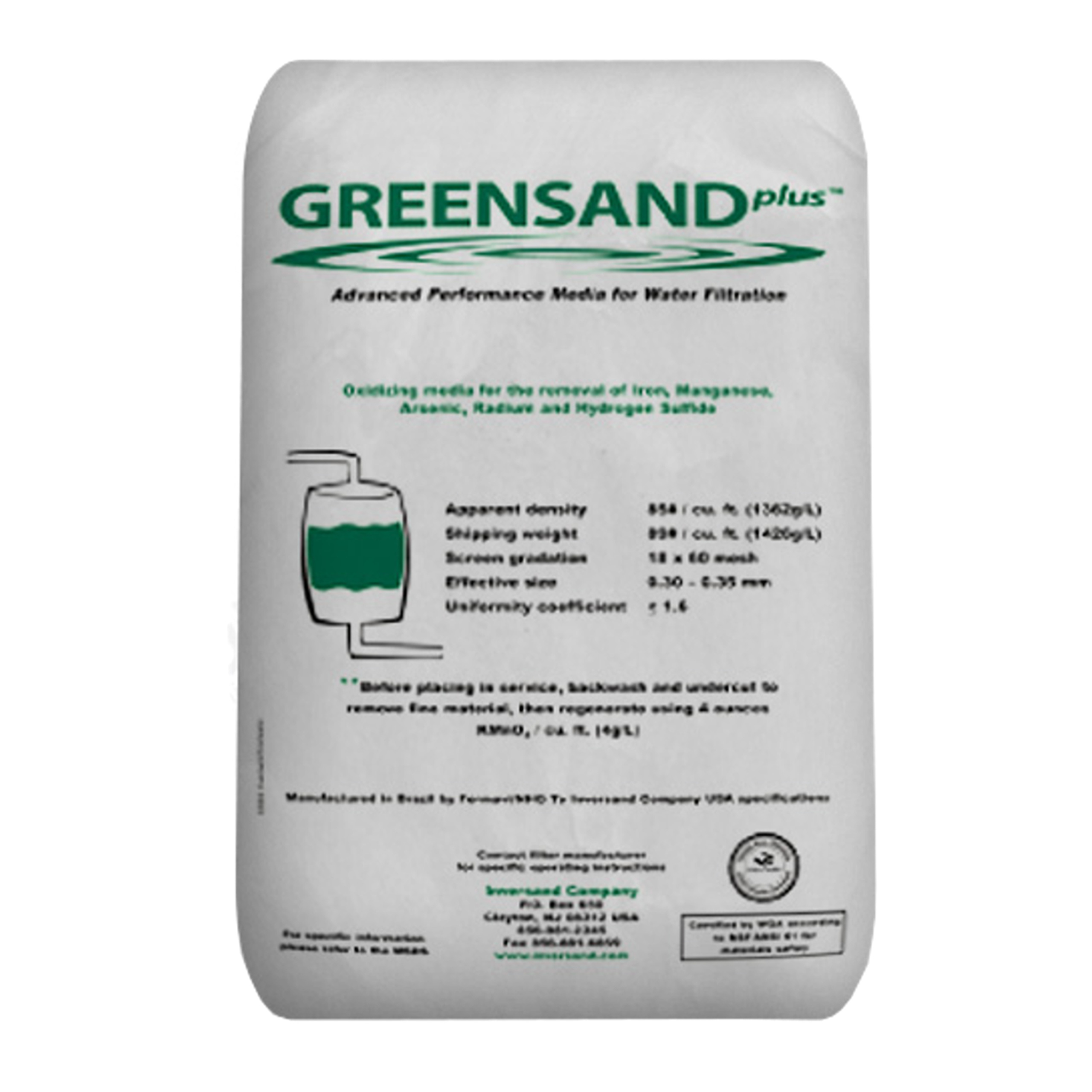 

Greensand Plus Złoże Filtracyjne Odżelaziacz Wsyp