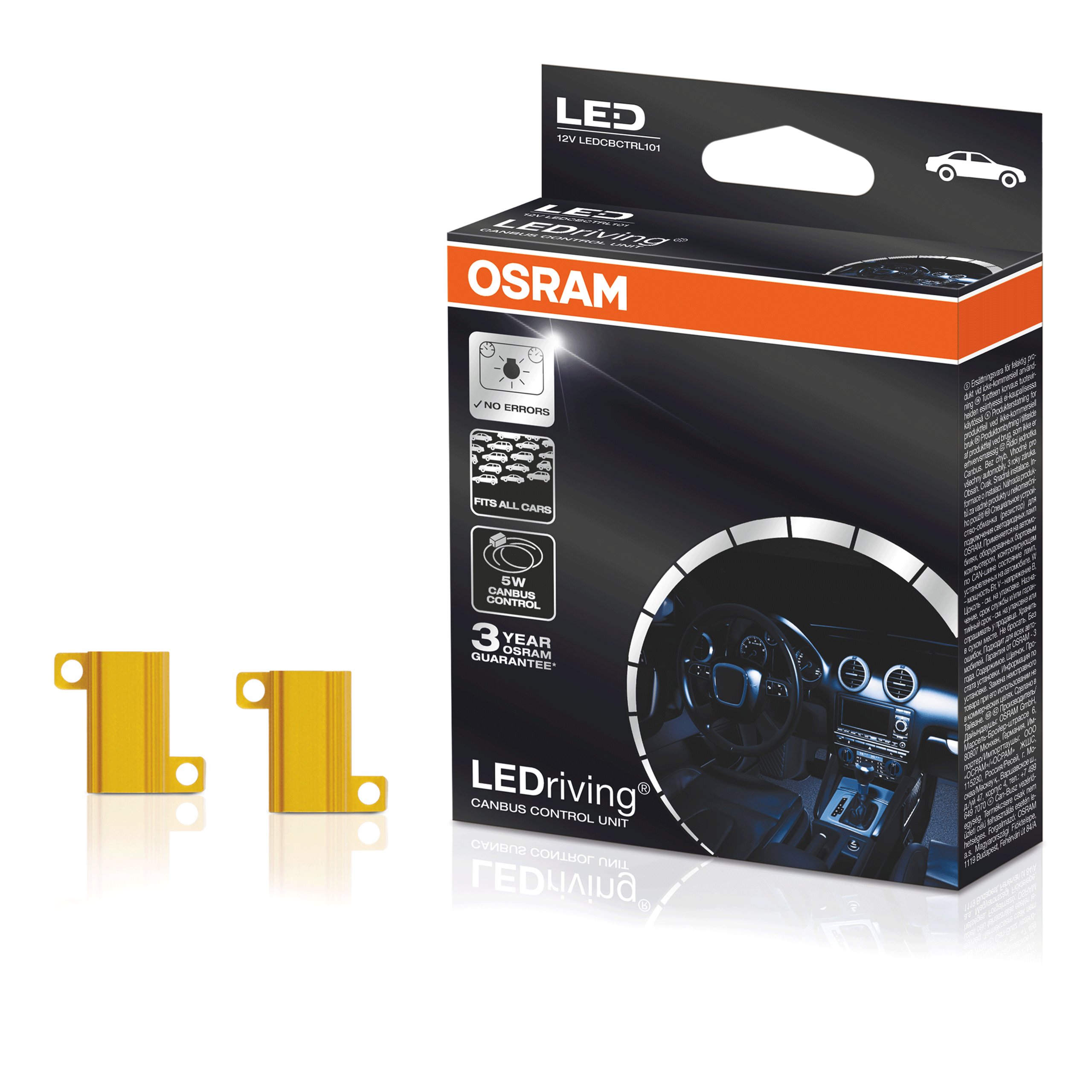 

Osram Canbus Kontroler 21W T10 W5W C5W Brak Błędu