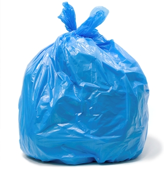 

Mocne worki na śmieci 60l niebieskie Ldpe 20szt
