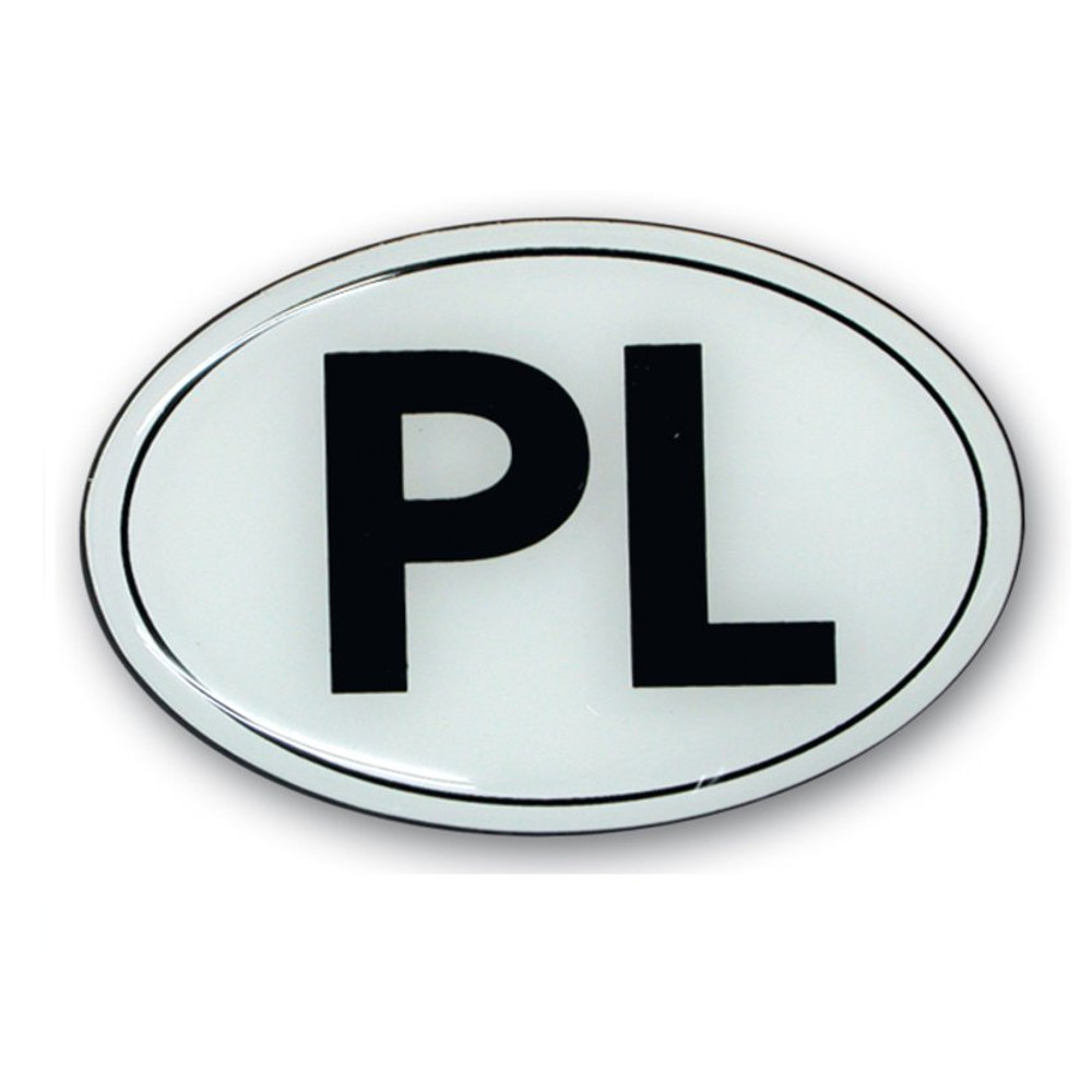 

Naklejka 3D Emblemat Pl Polska biało-czarn 1/05031