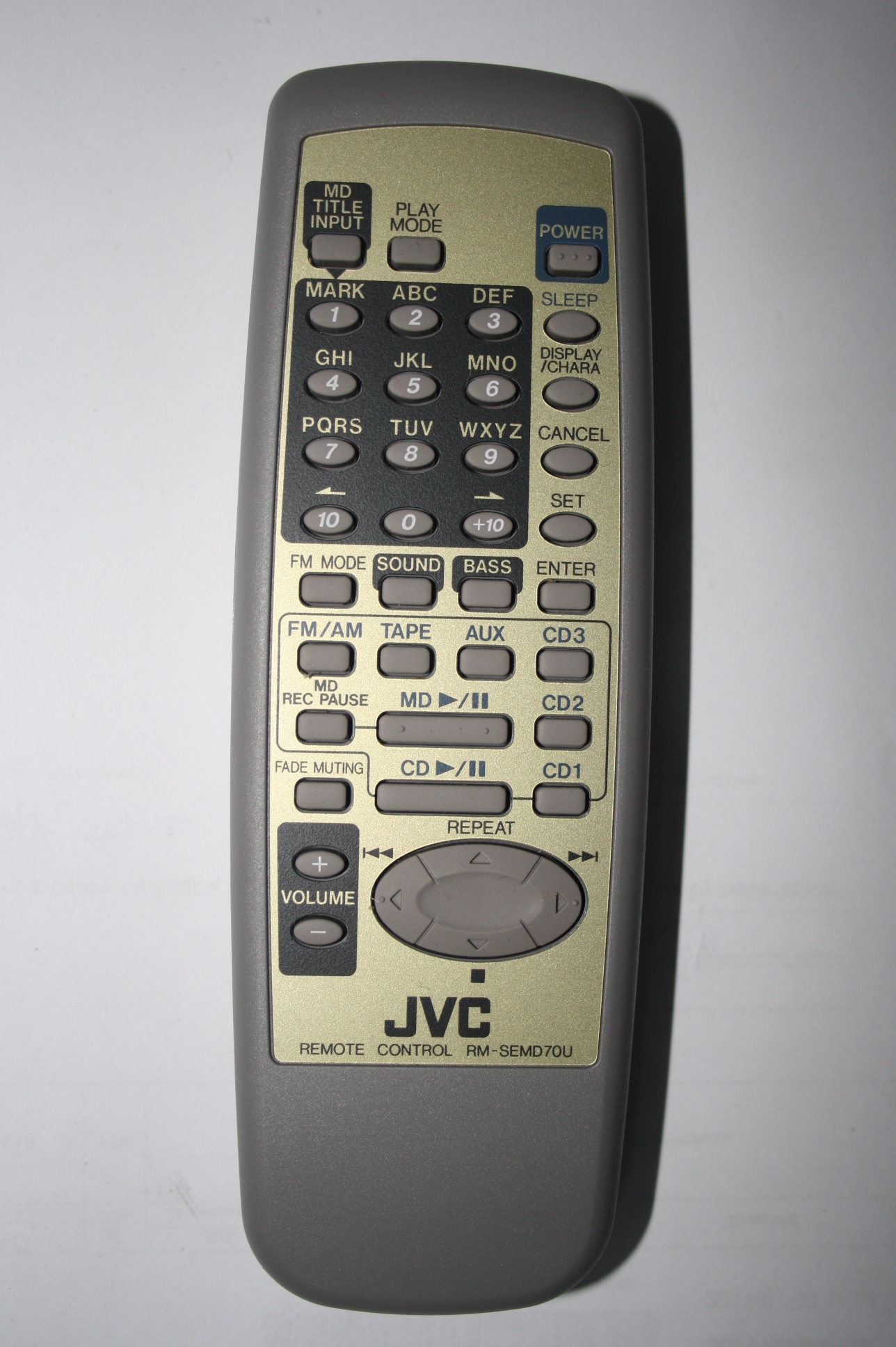PILOT JVC RM-SEMD70U CA-MD70U ORYGINAŁ !!! Marka JVC