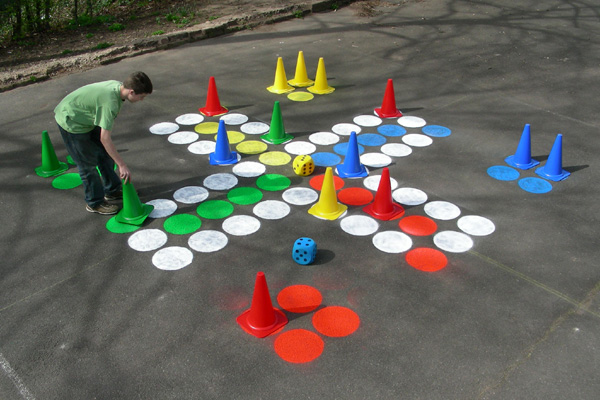 Lakier do Iwentów Eventmarker Spray Kredowy BLUE Producent Motip