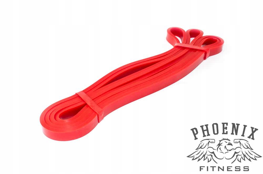 

Cross Band Guma do ćwiczeń 13mm Czerwona Opór lekk