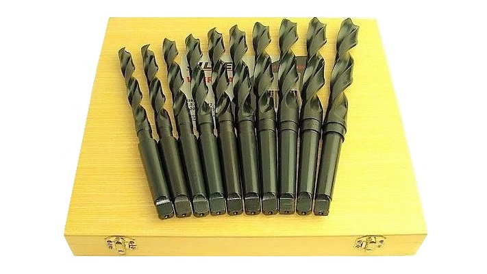 

Wiertła stożkowe do metalu Morsa Hss MK2 10szt kpl