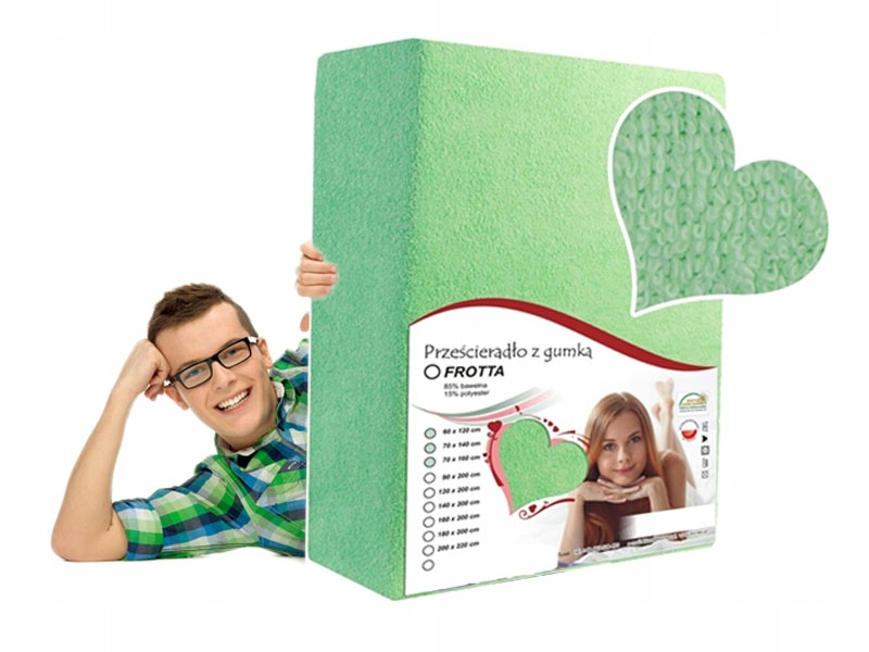 

Prześcieradło Solidne I Miękkie 80/200 CM Pistacja