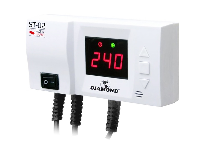 

Sterownik Regulator Pompy Pieca Kotła Co ST-02 Led