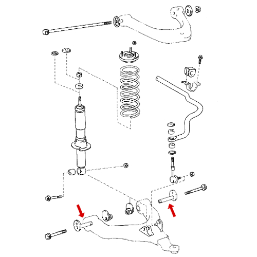 Сайлентблок ричага LAND CRUISER 4runner 48409 - 35050 OE Виробник запчастини Toyota OE foto 0