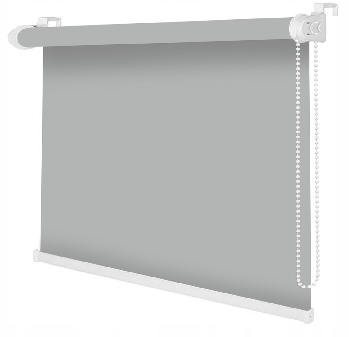 

Roleta Mini 100% Zaciemniająca Szara 62x150 cm