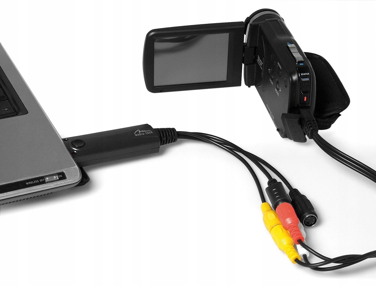 Grabber VIDEO USB ZGRYWANIE z kaset VHS kamer PC Stan opakowania oryginalne