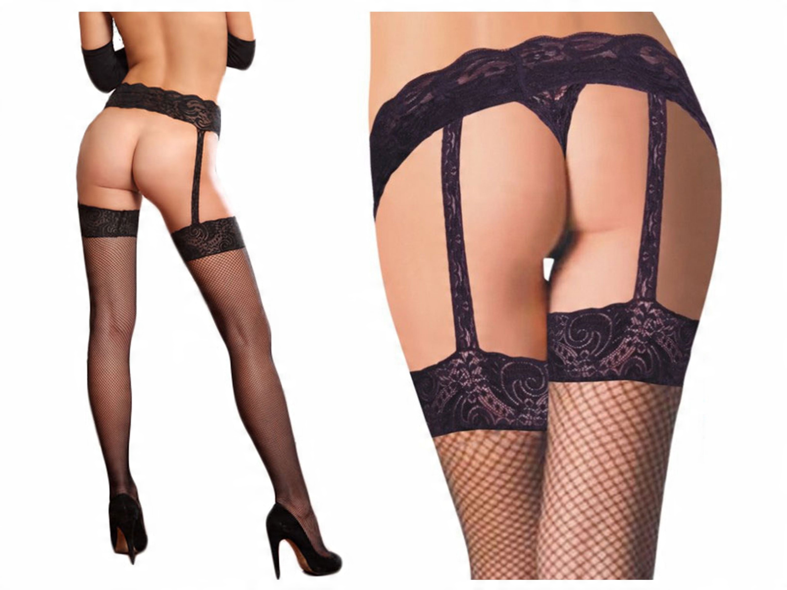 

Pończochy pas do pończoch Kabaretki sexy P1252