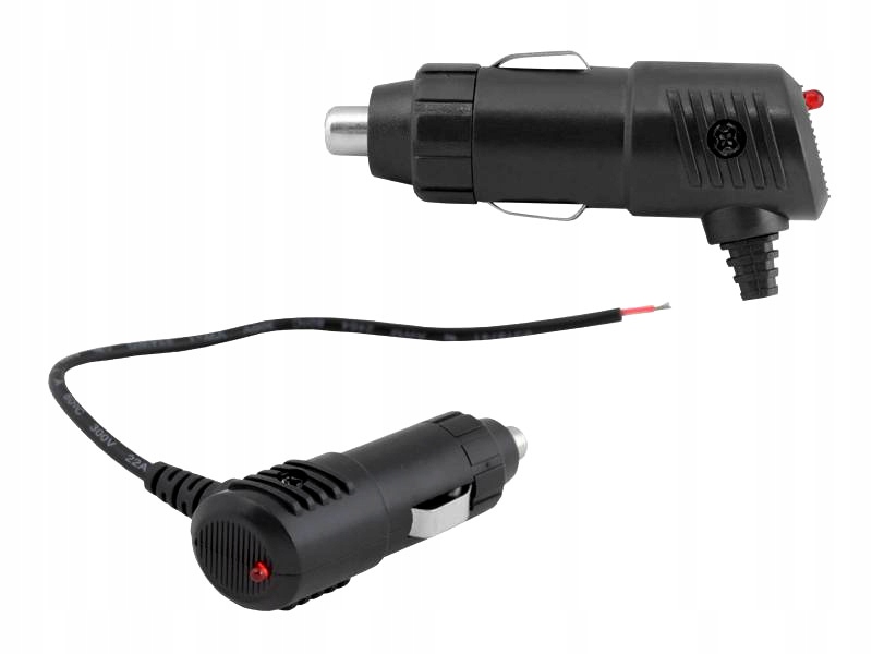 

Wtyk kątowy do zapalniczki kabel 15cm bezp.