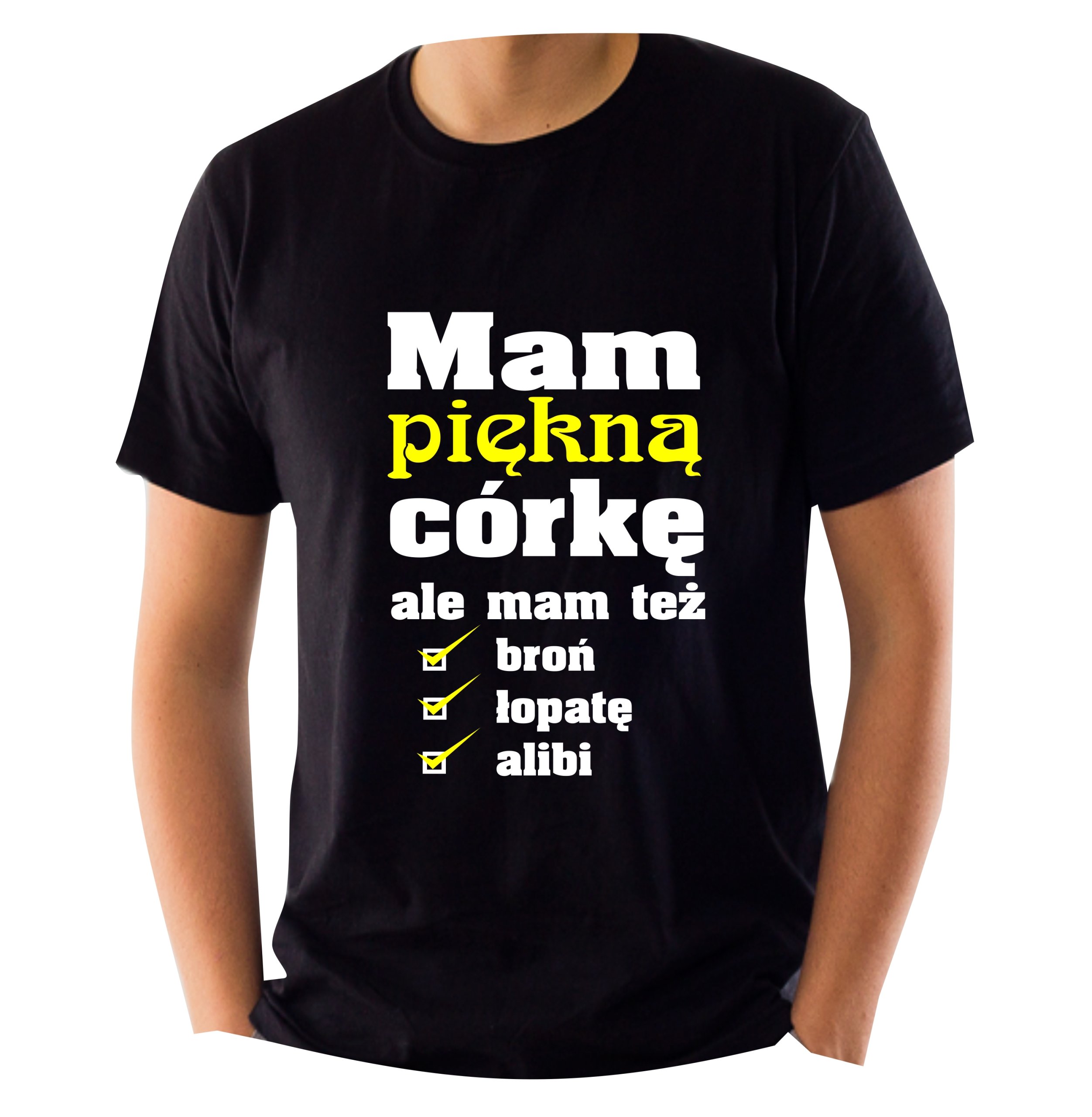 

Koszulka dla Taty dzień Ojca mam Piękną córkę S