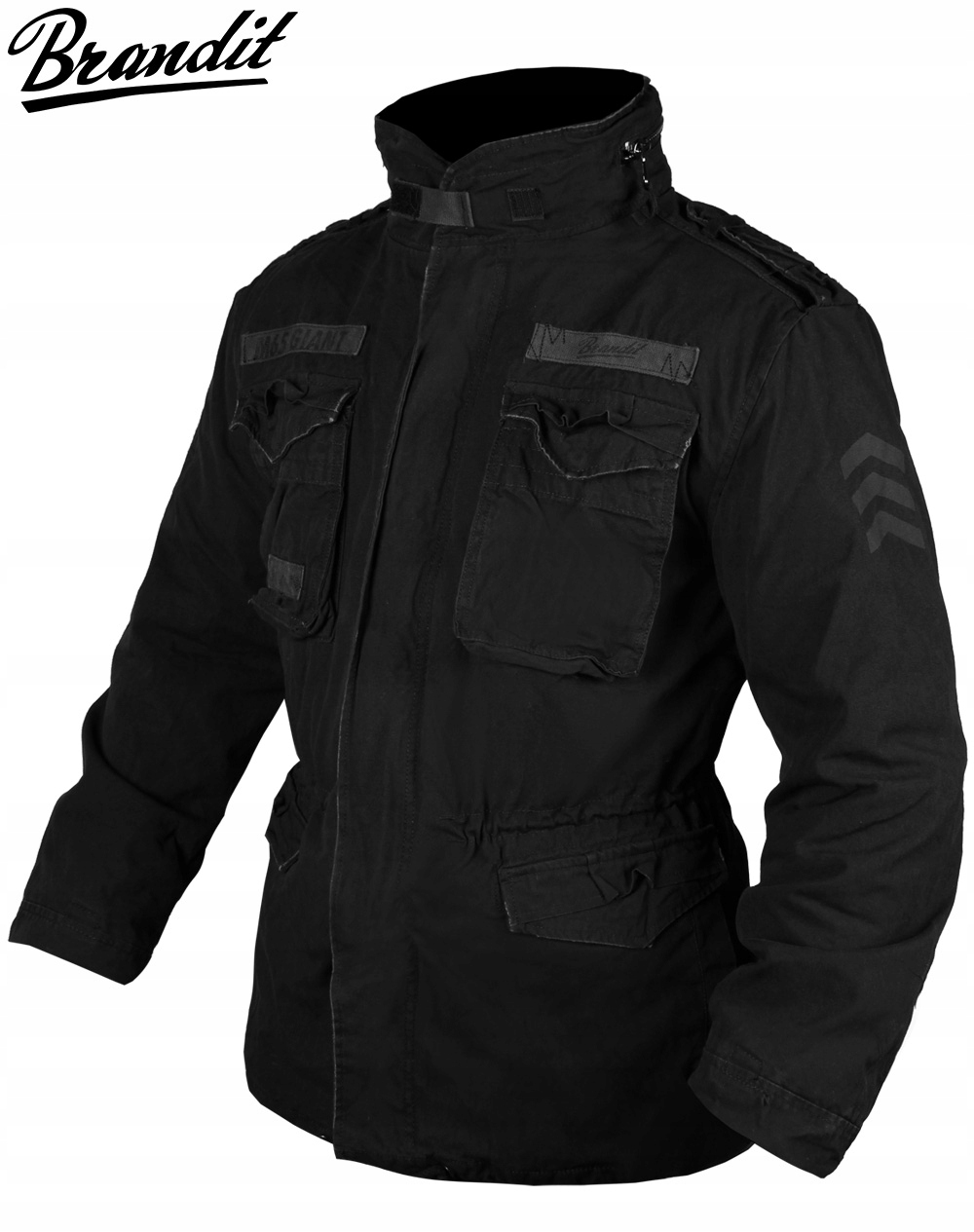 KURTKA MĘSKA WOJSKOWA BRANDIT M65 GIANT PARKA 3w1 Czarna XL Model M65 Giant